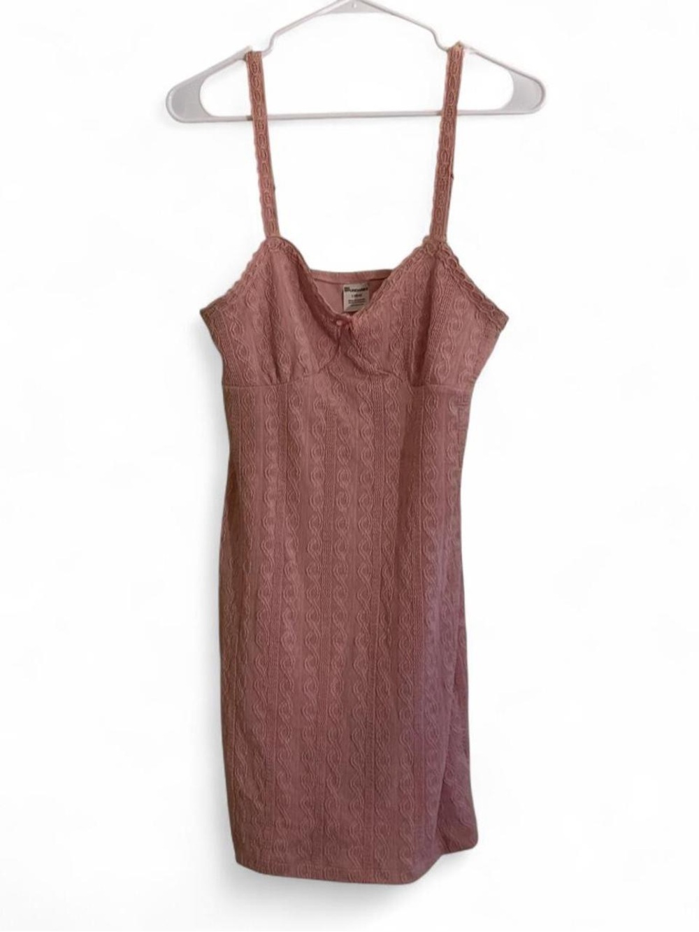 No Boundaries Dusty Rose Lace Midi Slip Dress